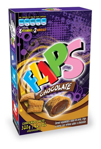 Cereal Flips De Chocolate X320g