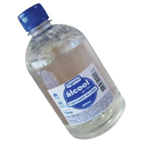 Alcool Em Gel 70 Embalagem De 200grs