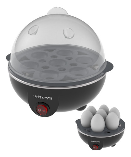 Cozedor De Ovos Portátil Elétrico A Vapor -220v Preto