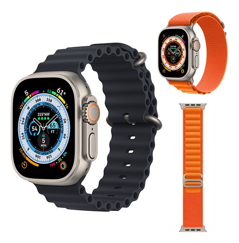 Smartwatch H11 Ultra Plus Para Apple/android + Correa Extra