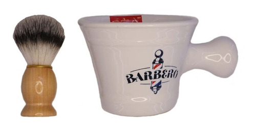 Kit Para Barbero De Brocha Y Bowl Para Rasurar 