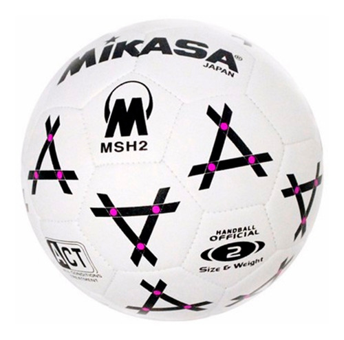 Pelota Handball Mikasa Msh2 Handbol Cuero Cosida Oficial