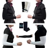 Comprar 9 X Par Mangas Brazo Protección Solar Uv Sol Deportivas 