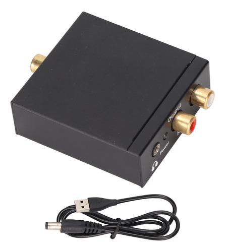 Convertidor Óptico A Analógico Digital Spdif De Aleación De