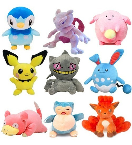 Peluches Pokemon Go 20 Cm Varios Modelos Pikachu Pokemones