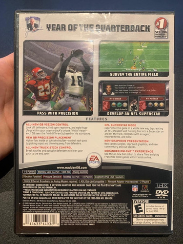 Madden Nfl 06 Ps2 (2) (Usado)