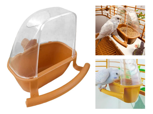 Comedero De Jaula Para Pájaros De 3 Uds, Cuenco De Agua