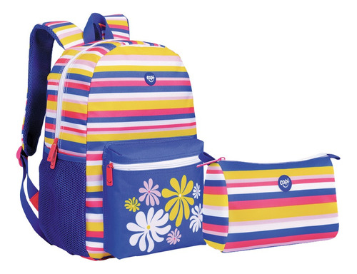 Morral Capi Stripes Con Cartuchera