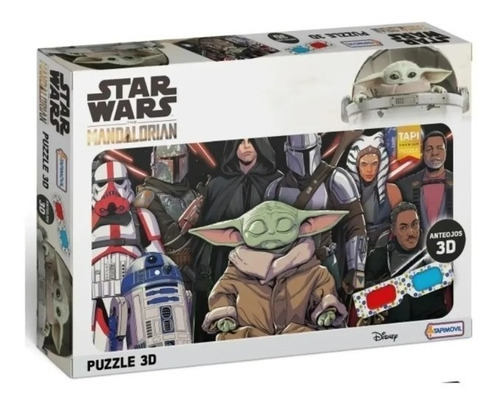 Puzzle / Rompecabezas Con Lentes 3d - Star Wars - 60 Piezas