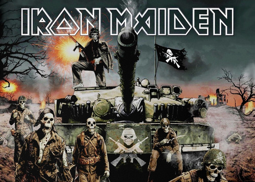Poster Banda Iron Maiden 30x42cm Mother Rock Plastificado