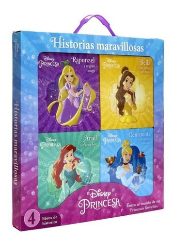 Disney Princesas Historias Maravillosas 4 Libros / Lexus
