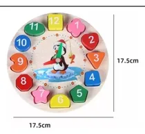 Comprar Reloj Educativo Figuras Geometricas Juego Para Aprender