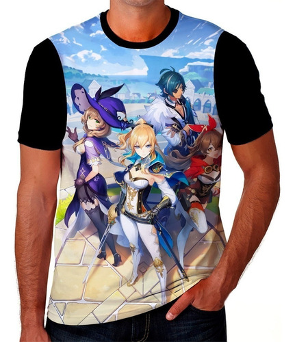 Camisa Camiseta Anime Jogo Genshin Impact Xiao Rpg Game 02