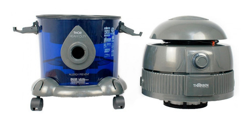 Imagen 3 de 7 de Aspiradora Thorben Thor Hydrofilter Heavy Duty 2L gris y azul 220V