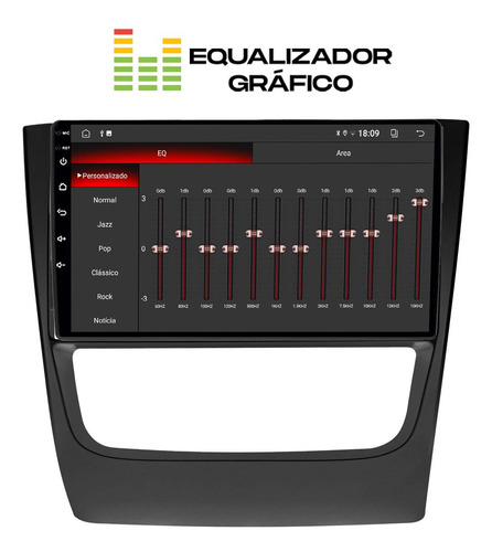 Central Multimidia Gol G6 Saviero Android 13 2gb Carplay 9p