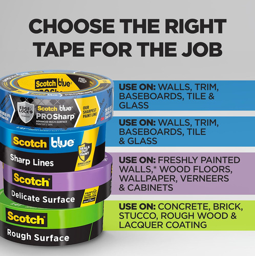 Scotchblue Original Multi-surface Painter's Tape, Blue, P...