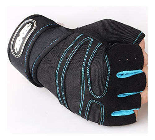 M Guantes De Levantamiento De Pesas De Medio Dedo Para