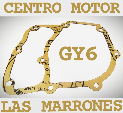 Imagen 1 de 2 de Empacadura Centro Motor Gy6 Scooter (las Marrones)