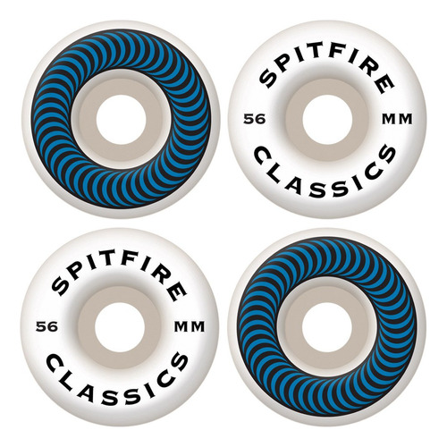 Spitfire Classic Series - Juego De 4 Ruedas Para Patineta