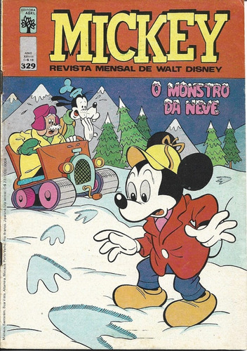 Mickey N° 329 - Editora Abril - 1980