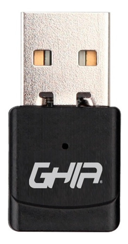 Adaptador De Red Ghia Usb 2.0 600mbps 2.4ghz Y 5 Ghz