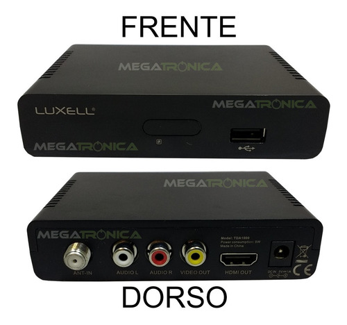 Decodificador Sintonizador Tda Tv Digital Hd Luxell Hdmi Av
