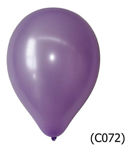Globos Perlados X 10 Uds. Apto Helio / 12 Pulgadas - Lila