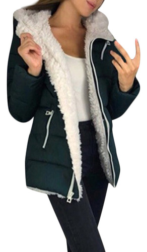 Chaqueta Cálida De Manga Larga Gruesa Para Invierno Con Esta