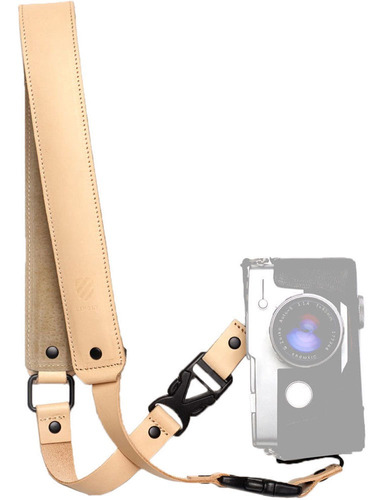 Langly Premium Leather Camera Strap (natural/untanned)