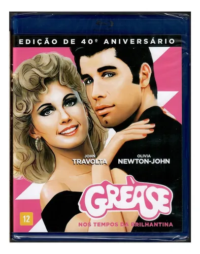 Blu Ray Greace Nos Tempos Da Brilhantina Dublado Lacrado