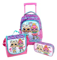 Comprar Set Lol Mochirueda+lonchera+cartuchera Scool