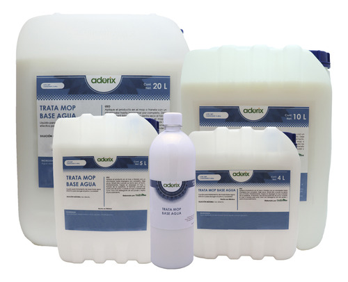 Tratamiento Mop Base Agua Limpiador De Polvo Antiestático 3l