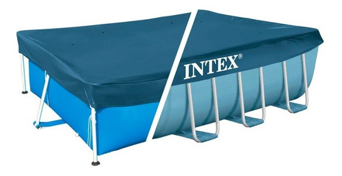 Cobertor Tapa Rectangular Intex 4 X 2 Mts. Para Piscina.