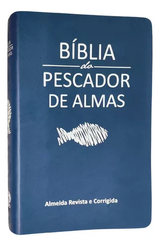 Bíblia Do Pescador De Almas Média Luxo Azul. Cpad-sp, De João Ferreira De Almeida. Editora Cpad, Capa Mole Em Português