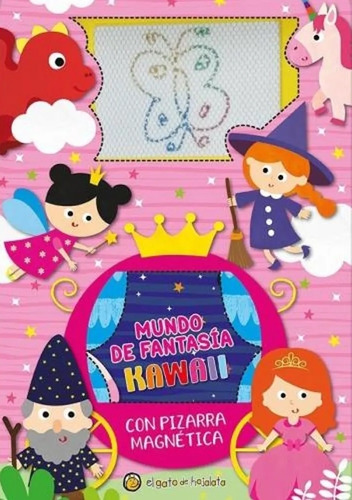 Mundo De Fantasia Kawaii  Pizarra Magnetica --el Gato De Hoj