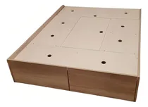 Comprar Cama Para Colchon De 1.40 X 190 De 6 Cajones Y Dos Bauleras 