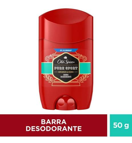 Desodorante Antitranspirante Old Spice Pure Sport 50g 