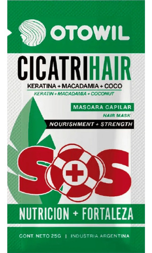 Otowil Cicatrihair Keratina + Macadamia + Coco 