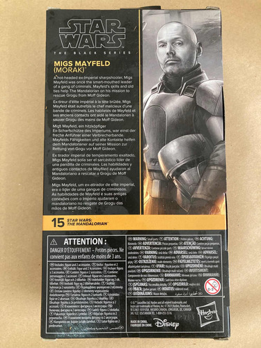 Migs Mayfeld Morak Black Series Star Wars Mandalorian Hasbro