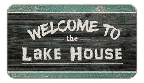 Bienvenido A La Casa Del Lago - Tapete Para Puerta Interior