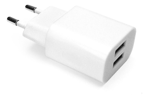 Carregador De Parede 2 X Usb 2,1a Branco - Geonav
