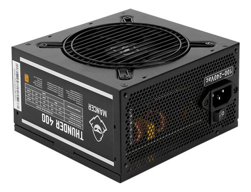 Fonte Mancer Thunder 400w, 80 Plus Bronze Cor Preto 127/220V