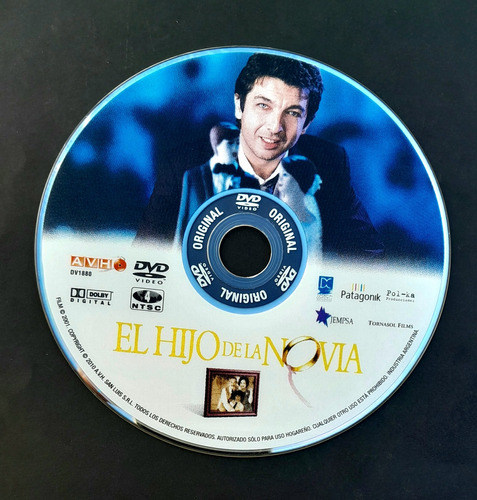 El Hijo De La Novia - Darin - Dvd Original - Los Germanes
