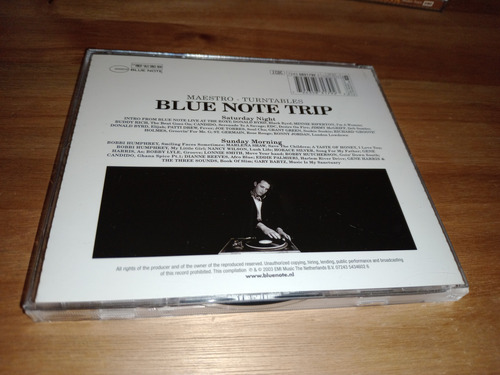 Dj Maestro - Blue Note Trip Saturday Night - Cd X 2 Remasterizado (Usado)