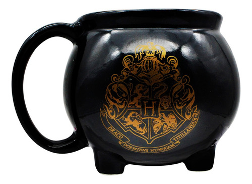Imagem 2 de 5 de Caneca Caldeirão Harry Potter Hogwarts 500ml 3d