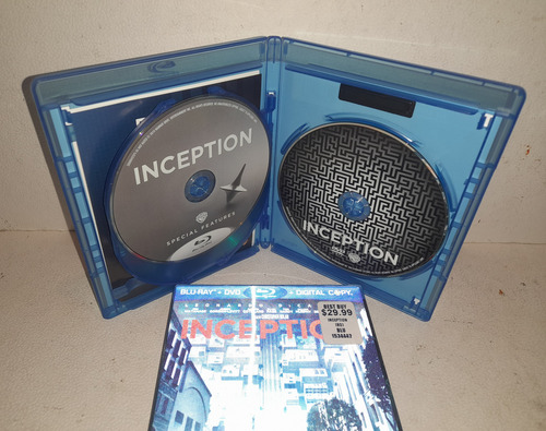 Inception Bluray Dvd Pelicula (Usado)
