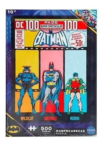 Imagen 1 de 4 de Rompecabezas Puzzle Dc 500 Piezas Vulcanita