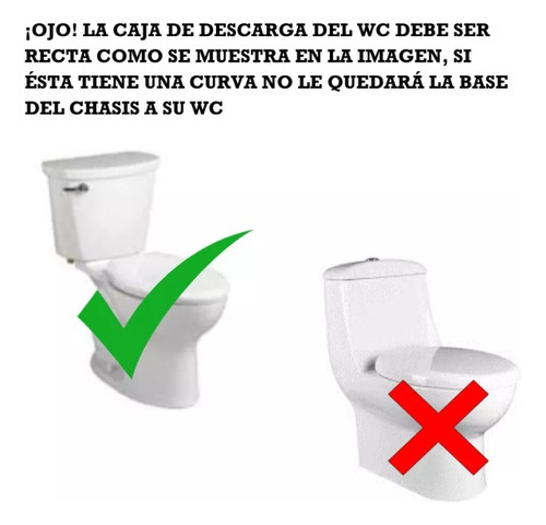 Chasis De Seguridad Para Baño Wc Con Soporte Para Brazo