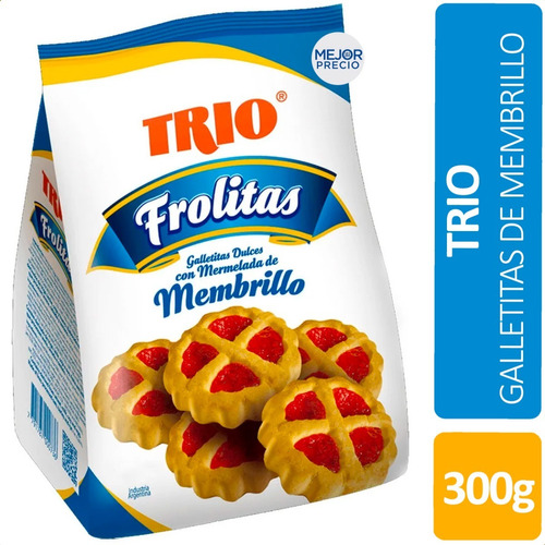 Galletitas Frolitas Trio Con Mermelada De Membrillo Dulces