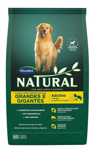 Ração Guabi Natural Para Cães Adultos De Raças Grandes E Gig